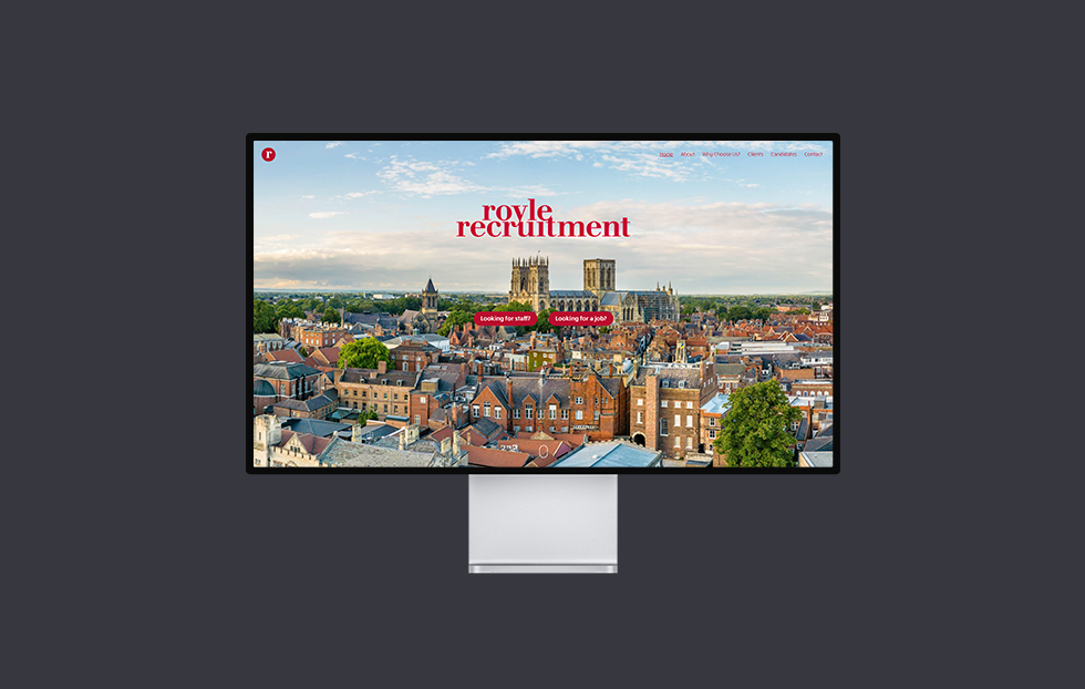 Royle Recruitment: Website by Intravenous